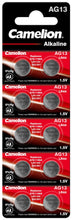 Carica l'immagine nel visualizzatore di Gallery, Came Lion 12051013 A bottone senza mercurio AG13/LR44/LR1154/357 (1,5 V, 10... - Ilgrandebazar