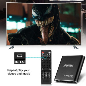 AGPTEK MKV media player 1080P HD Digital Media Player - MKV/RM - NC-HA0053B - Ilgrandebazar