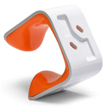 Carica l&#39;immagine nel visualizzatore di Gallery, Hornit CLUG hybrid Supporto da parete per bici, 33-42 mm, bianco/Arancio - Ilgrandebazar