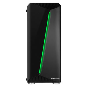 Mars Gaming MCX, custodia PC ATX, vetro temperato, ventola RGB DUAL RING Nero - Ilgrandebazar