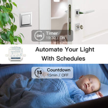 Carica l&#39;immagine nel visualizzatore di Gallery, LoraTap Interruttore WiFi Alexa, Smart Timer Switch Funziona in Parallelo... - Ilgrandebazar