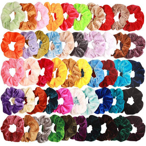 Wanxida 50 Pezzi Elastici per Capelli in Velluto, Scrunchies Velluto,... - Ilgrandebazar
