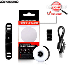 Carica l'immagine nel visualizzatore di Gallery, DONPEREGRINO M2 - LED Luce Bici Fino a 90 Ore di Illuminazione, Fanale Posteriore Bicicletta Ricaricabile USB con 5 modalità Fisse Flash
