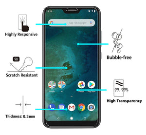 ivoler [3 Pack] Pellicola Vetro Temperato per Xiaomi Mi A2 Lite [Garanzia a... - Ilgrandebazar