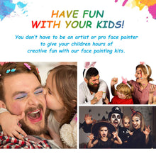 Carica l&#39;immagine nel visualizzatore di Gallery, Truccabimbi Kit Trucchi Carnevale Bambini Colori Trucco - Ilgrandebazar
