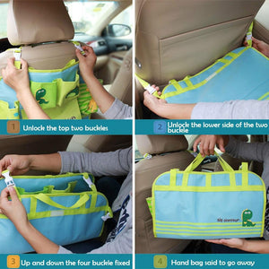 Teepao - Contenitore per il sedile posteriore dell'auto, con disegni, Red - Ilgrandebazar