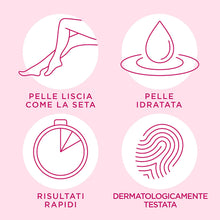 Carica l&#39;immagine nel visualizzatore di Gallery, Veet Silk &amp; Fresh Technology Crema Depilatoria Pelli Sensibili, 400 ml