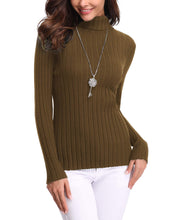 Carica l&#39;immagine nel visualizzatore di Gallery, Abollria Maglione Donna Elegante a Collo Alto Maniche Lunghe per Inverno... - Ilgrandebazar