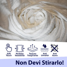 Carica l'immagine nel visualizzatore di Gallery, Coprimaterasso Matrimoniale 160x190 - Coprimaterasso 160x190 - Copri Materasso Matrimoniale - Elasticizzato - Spugna Stretch Jacquard
