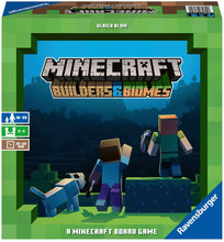 Carica l&#39;immagine nel visualizzatore di Gallery, Ravensburger Minecraft Builders &amp; Biomes Gioco da Tavolo, per 2-4 Giocatori, Età Consigliata 10+, Multicolore Single