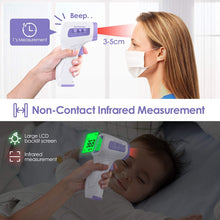 Carica l&#39;immagine nel visualizzatore di Gallery, KKmier Termometro Professionale Febbre Infrarossi, Termometro Frontale Digitale per Misurazione Temperatura Corporea, Termoscanner per Febbre per Neonati, Bambini, Adulti