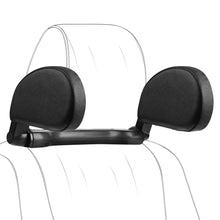 Carica l&#39;immagine nel visualizzatore di Gallery, Cozywind Auto Collo Cuscino Retraibile Supporto PU Leather Nero - Ilgrandebazar