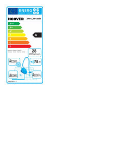 Hoover Xarion PRO XP15 Traino Multiciclonico Senza Sacco, 800 W, Nero/Rosso - Ilgrandebazar