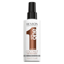 Carica l'immagine nel visualizzatore di Gallery, Revlon All in One Coconut Hair Treatment Spray senza Risciacquo, Trattamento Capelli, 150 ml