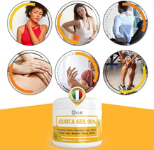 Carica l&#39;immagine nel visualizzatore di Gallery, Arnica Per Cavalli Uso Umano 500 ml Dulàc Made in Italy, Arnica Gel Forte 95% di Arnica Montana, Arnica Forte arricchita con Oli essenziali di Timo e Mentolo, Formula Naturale