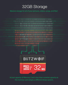 Scheda MicroSD, BlitzWolf 32GB Memoria, TF Card MicroSDHC con - Ilgrandebazar