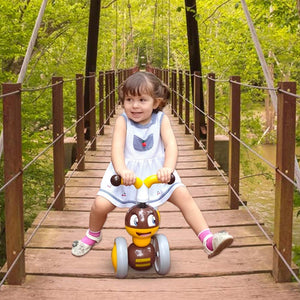 XIAPIA Bicicletta Senza Pedali 10-24 Mesi, Bici per Bambini 1-2 Anni, Giocattoli per 1 Anno Bambino, Bicicletta Equilibrio Bambino, Giocattoli per Ragazzini (Ape)