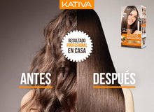 Carica l'immagine nel visualizzatore di Gallery, Kativa Keratin And Argan Oil Brazilian Straightening Kit Formaldehyde Free