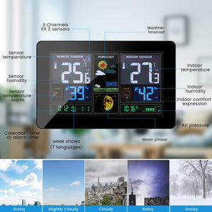 MOHOO Stazione Meteorologica Meteo Wireless con... - Ilgrandebazar
