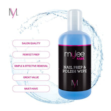 Carica l&#39;immagine nel visualizzatore di Gallery, Kit per manicure Mylee Prep &amp; Polish Wipe smalto/gel unghie + 100... - Ilgrandebazar