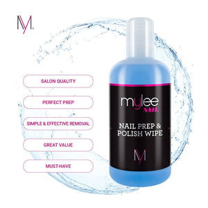 Kit per manicure Mylee Prep & Polish Wipe smalto/gel unghie + 100... - Ilgrandebazar