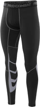 Carica l&#39;immagine nel visualizzatore di Gallery, AMZSPORT di Sport degli Uomo Compressione calzamaglia Baselayer Pantaloni leggings sportivi