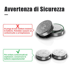 Carica l&#39;immagine nel visualizzatore di Gallery, Confezione da 40 pacchi batteria alcalina AG10(LR1130) --- 40 Pezzi, Argento - Ilgrandebazar