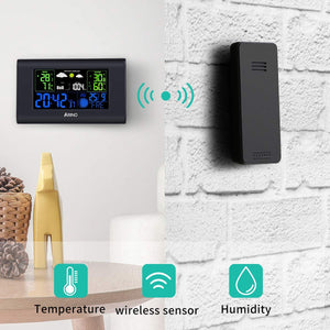 ARINO Stazione Meteo con Sensore Esterno Wireless Meteorologica... - Ilgrandebazar