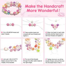 Carica l'immagine nel visualizzatore di Gallery, WinWonder Bambini Perline,1150 PCS Perline Colorate dei Bambini Fare Gioielli Braccialetti Necklace Kit Perline Lettere per Ragazze