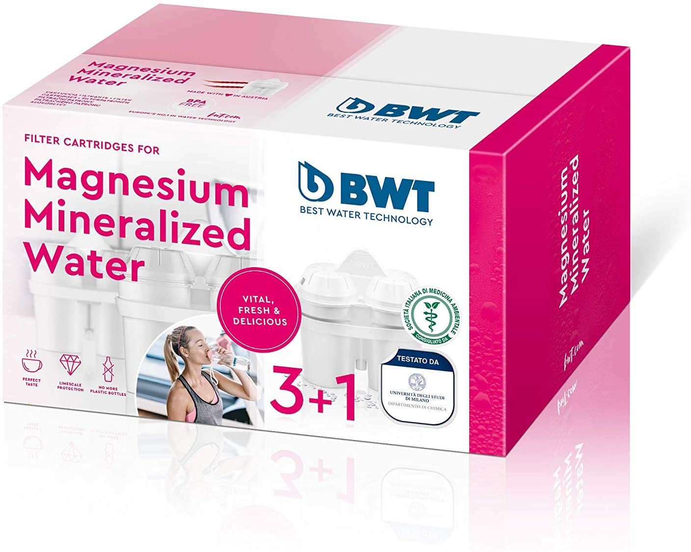 BWT Magnesium Mineralizer - Confezione Da 6 Filtri Per Caraffe Acqua, Tecnologia Al Magnesio - Foto 6
