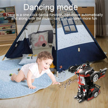 Carica l'immagine nel visualizzatore di Gallery, OBEST RC Cars Trasformation Robotor Auto, trasformatore elettronico RC deformazione Un Pulsante rilevamento dei gesti, Luce LED per Danza Musicale, Rotazione 360 Gradi per Bambini Ragazzi Adolescenti