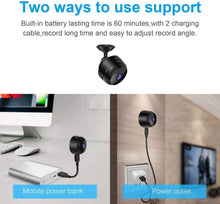 Carica l&#39;immagine nel visualizzatore di Gallery, Kebonds Mini Telecamera Spia Nascosta,Full HD 1080P Portatile Micro Spy Cam Sorveglianza con Visione Notturna,Sensore di Movimento y Batteria,Senza Fili Piccola Microcamere Spia per Esterno/Interno