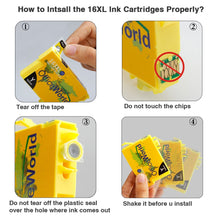 Carica l&#39;immagine nel visualizzatore di Gallery, OfficeWorld 16XL Compatibili Cartucce 9 Nero, 3 Cyan, 3 Magenta, 3 Giallo - Ilgrandebazar