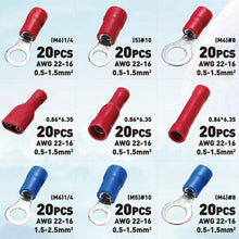 Carica l&#39;immagine nel visualizzatore di Gallery, 360pcs Connettori Elettrici, Geepro misto Assortiti Lug Kit Isolato - Ilgrandebazar