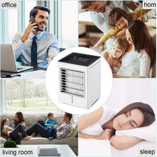 Carica l'immagine nel visualizzatore di Gallery, Mini Condizionatore Portatile, Raffrescatore Evaporativo, Umidificatore, Purificatore, Raffreddatore D'aria Climatizzatore Air Cooler con 3 Velocità 1/2/4H Timer per Casa, Ufficio, Camper