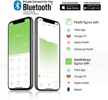 Carica l&#39;immagine nel visualizzatore di Gallery, Bilancia Pesa Persona Digitale Bilancia Pesapersone Impedenziometrica Intelligente Wireless per IOS e Android Integrata con 13 Indici di Misurazione Massa Grassa, Massa Magra e Metabolismo Basale
