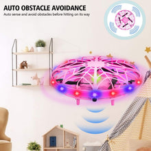 Carica l'immagine nel visualizzatore di Gallery, UTTORA Mini UFO Drone per Bambini e Adulti, Flying Ball Ricaricabile Mini Drone Rotazione di 360° Giocattoli Mano Controllato Elicottero a Induzione Interattiva
