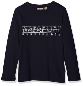 NAPAPIJRI K Soli LS T-Shirt, Rosso (High Risk Red RA3), 3 Anni Bambino - Ilgrandebazar