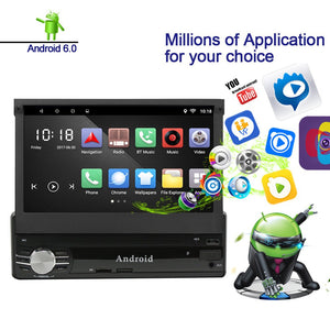Ezonetronics 1 Din 2G DDR3 / 16GB 7 '' Flip Out Touch Screen Android 2G+16G - Ilgrandebazar