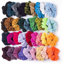 Carica l'immagine nel visualizzatore di Gallery, 36 Pz Capelli Scrunchies Velluto Elastico Fasce per Capelli Scrunchy Cravatte Capelli Corde Scrunchie per le Donne Ragazze (36 colori)
