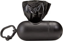 Carica l'immagine nel visualizzatore di Gallery, AmazonBasics - Sacchetti per bisogni dei cani, con dispenser e clip per guinzaglio,300 unità