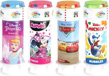 Carica l'immagine nel visualizzatore di Gallery, Dulcop 103.593000 - Disney Bubble Party Pack Confezione Contenente 12 Flaconi di Bolle di Sapone, Grafiche Assortite