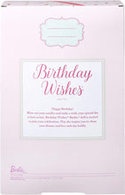 Carica l&#39;immagine nel visualizzatore di Gallery, Barbie Collector Birthday Wishes, Bambola Bionda con Abito a Fiori, Piedistallo e Certificato di Autenticità, FXC76