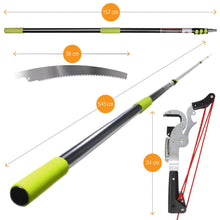 Carica l&#39;immagine nel visualizzatore di Gallery, Iceberk Svettatoio telescopico Professionale incl. Sega da 1,55 - 5,40 m - Ilgrandebazar