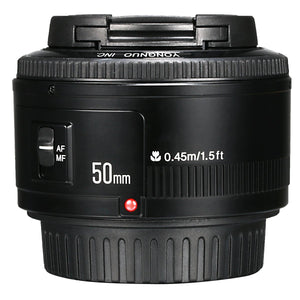 Yongnuo YN 50mm F/1.8 AF/MF Large Aperture Auto Focus Lens Per Canon - Ilgrandebazar