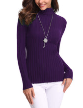Carica l&#39;immagine nel visualizzatore di Gallery, Abollria Maglione Donna Elegante a Collo Alto Maniche Lunghe per Inverno... - Ilgrandebazar
