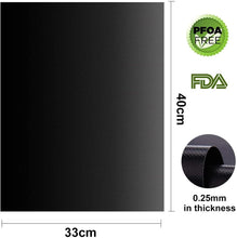 Carica l'immagine nel visualizzatore di Gallery, EXTSUD BBQ Griglia Tappetini 40x33cm Set 5 Pz Stuoie Barbecue Antiaderente Riutilizzabili Senza-PFOA Resistente al Calore per Griglia a Carbone Gas Weber Forno Elettrico Adatto per Carne Pesce Verdure