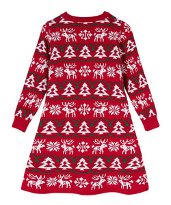 Goodstoworld Alce Natale Abito Maglia Bambina 7 8 7-8 anni, Albero Di - Ilgrandebazar