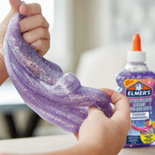 Carica l'immagine nel visualizzatore di Gallery, ELMER’S Kit Glitterato per Slime con Colla Glitterata Viola e Blu e 2 Flaconi di Liquido Magico Attivatore di Slime, 4 Pezzi