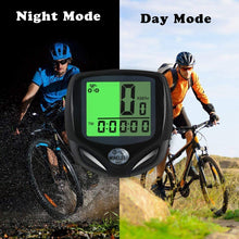 Carica l&#39;immagine nel visualizzatore di Gallery, DINOKA Contachilometri Bici Senza Fili,YS Computer di Bicicletta,Impermeabile Bici Computer per Tachimetro Bici Wireless Ciclocomputer con Display Retroilluminato,la Distanza di Tracciamento,velocità